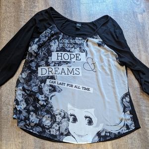 Torrid Disney women's Little Mermaid shirt size 3X